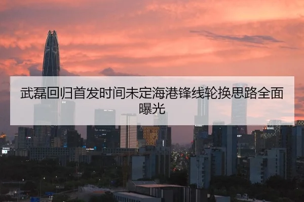 武磊回归首发时间未定海港锋线轮换思路全面曝光